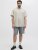 Jack & Jones Summer Shield Short Sleeve Shirt White Pepper - Hemden - Overhemden Grote Maten Heren