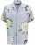 Jack & Jones Vira Marshall AOP Short Sleeve Shirt Skyway - Hemden - Overhemden Grote Maten Heren