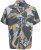 Jack & Jones Vira Marshall AOP Short Sleeve Shirt Silver Sage - Hemden - Overhemden Grote Maten Heren