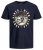 Jack & Jones JJEUSTACE T-Shirt Navy - T-shirts - Grote Maten T-shirts Heren