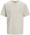  Jack & Jones Summer Vibes Crew Neck T-Shirt Moonbeam - T-shirts - Grote Maten T-shirts Heren