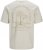  Jack & Jones Summer Vibes Crew Neck T-Shirt Moonbeam - T-shirts - Grote Maten T-shirts Heren
