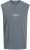 Jack & Jones VESTERBRO Sleeveless T-Shirt Stormy Weather - T-shirts - Grote Maten T-shirts Heren