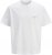 Jack & Jones Lington Back And Front Print Crew Neck T-Shirt Bright White - T-shirts - Grote Maten T-shirts Heren