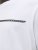 Jack & Jones FUSION Full Branding T-Shirt Bright White - T-shirts - Grote Maten T-shirts Heren
