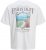 Jack & Jones Parallel Crew Neck T-Shirt Bright White - T-shirts - Grote Maten T-shirts Heren