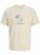 Jack & Jones Calma Crew Neck T-Shirt Sweet Corn - T-shirts - Grote Maten T-shirts Heren