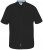 D555 James Short Sleeve Oxford Shirt Black - Hemden - Overhemden Grote Maten Heren
