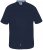 D555 James Short Sleeve Oxford Shirt Navy - Hemden - Overhemden Grote Maten Heren