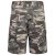 Kam Jeans 329 Short Charcoal Camo - Shorts - Grote Maten Korte Broeken Heren