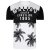 Kam Jeans 5228 Malibu T-shirt Black/White - T-shirts - Grote Maten T-shirts Heren