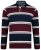 Kam Jeans 5242 Long Sleeve Polo Burgundy - Polo shirts - Grote Maten Poloshirts Heren