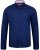 Kam Jeans 6160 Long Sleeve Dobby Print Shirt Twilight Blue - Hemden - Overhemden Grote Maten Heren