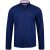 Kam Jeans 6160 Long Sleeve Dobby Print Shirt Twilight Blue - Hemden - Overhemden Grote Maten Heren
