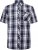 Kam Jeans 6301 SS Casual Check Shirt Navy - Hemden - Overhemden Grote Maten Heren