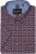 Kam Jeans 6326 Mini Floral Print Short Sleeve Shirt Navy - Hemden - Overhemden Grote Maten Heren