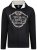 Kam Jeans 705 Motor Oil Hoodie Black - Sweaters & hoodies - Sweaters & Hoodies Grote Maten Heren