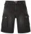 Kam Jeans Ivan Cargo Shorts Black - Shorts - Grote Maten Korte Broeken Heren