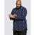 D555 Davenport Long Sleeve Shirt Navy - Hemden - Overhemden Grote Maten Heren
