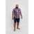 D555 Terell Shirt Navy/Red - Hemden - Overhemden Grote Maten Heren