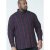 D555 Grady Long Sleeve Check Shirt - Hemden - Overhemden Grote Maten Heren