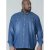 D555 Adcock Long Sleeve Vintage Denim Shirt - Hemden - Overhemden Grote Maten Heren