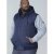 D555 Willie Hooded Quilted Jacket with Fleece sleeves - Jassen - Grote Maten Herenjassen