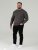 D555 Sweat Sweatshirt Grey - Sweaters & hoodies - Sweaters & Hoodies Grote Maten Heren