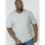 D555 Signature V-neck T-shirt Grey - T-shirts - Grote Maten T-shirts Heren