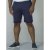 D555 Calvin Stretch Shorts Navy - Shorts - Grote Maten Korte Broeken Heren