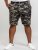 D555 Chadwick Shorts Green Camo - Shorts - Grote Maten Korte Broeken Heren