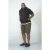 D555 Chemung Short Sleeve Hoodie Black - Sweaters & hoodies - Sweaters & Hoodies Grote Maten Heren