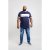 D555 Cullen T-shirt Navy - T-shirts - Grote Maten T-shirts Heren