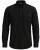 Motley Denim Lisbon Long Sleeve Shirt Black - Hemden - Overhemden Grote Maten Heren