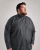Motley Denim Lisbon Long Sleeve Shirt Charcoal - Hemden - Overhemden Grote Maten Heren