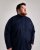 Motley Denim Lisbon Long Sleeve Shirt Navy - Hemden - Overhemden Grote Maten Heren