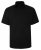 Kam Jeans 6283 Casual SS Herringbone Shirt Black - Hemden - Overhemden Grote Maten Heren