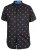 D555 Marley Shirt Black - Hemden - Overhemden Grote Maten Heren