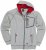 Adamo Michael Hoodie with Zipper Grey - Sweaters & hoodies - Sweaters & Hoodies Grote Maten Heren
