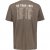 JP1880 T-Shirt Skull Print Guns N Roses Khaki - T-shirts - Grote Maten T-shirts Heren