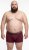 20 Nodi 979 Boxershorts set van 3 Bordeaux/Grijs/Donkerblauw - Boxershorts - Boxershorts Heren in Grote Maten
