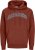 Jack & Jones CALEB Hoodie Red - Sweaters & hoodies - Sweaters & Hoodies Grote Maten Heren