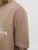 Jack & Jones Dover T-shirt Short Sleeve Brown - T-shirts - Grote Maten T-shirts Heren