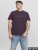 Jack & Jones STAR T-Shirt Purple - T-shirts - Grote Maten T-shirts Heren