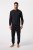 JP1880 Pyjamas Two-piece Long Sleeve and Long Trousers Navy - Ondergoed & zwem - Grote Maten Ondergoed Heren