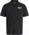 Jack & Jones Makoto Polo Short Sleeve Black - Polo shirts - Grote Maten Poloshirts Heren