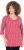 Ulla Popken Minimalist Ho Ho Ho Print 3/4 Sleeve Tee Salsa Red - Bedrukte T-shirts voor dames - 