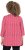 Ulla Popken Minimalist Ho Ho Ho Print 3/4 Sleeve Tee Salsa Red - Bedrukte T-shirts voor dames - 