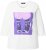Ulla Popken Fashion Graphic T-Shirt Off-White - Bedrukte T-shirts voor dames - 