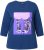 Ulla Popken Fashion Graphic T-Shirt Dark Blue - Bedrukte T-shirts voor dames - 